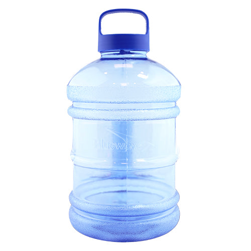 1/2 Gallon (64 oz.) BPA Free Plastic Water Bottle w/ 48mm Steel Cap, Blue