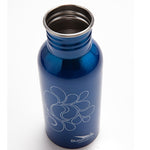 Droplet Stainless Steel Water Bottle - 500ml / 17 oz - Navy Blue