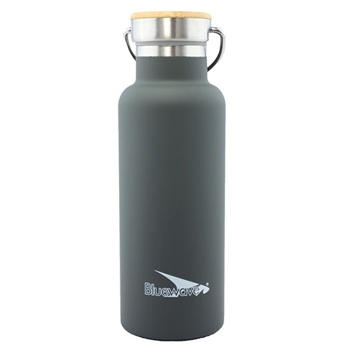D2 Insulated Water Bottle - 500ml / 17oz Metal Grey