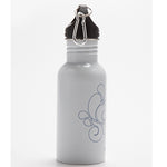 Droplet Stainless Steel Water Bottle - 500ml / 17 oz - Winter White