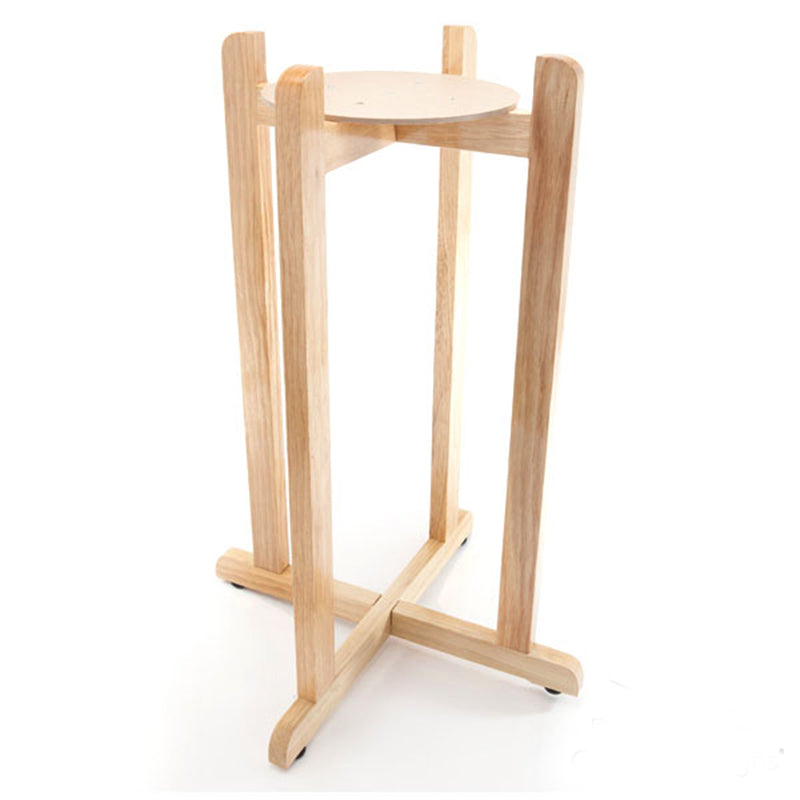 Floor Wood Stand - 27" Inch Natural Varnish
