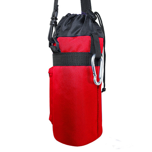 1 Liter Insulated Water Bottle Holder | Carrier Case - Red