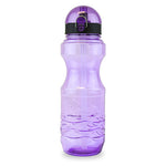 Bullet Water Bottle with Straw - 0.6 Liter (20 oz) Iris Purple