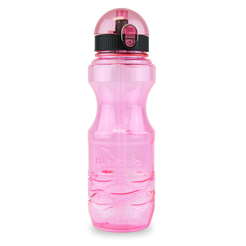 Bullet Water Bottle with Straw - 0.6 Liter (20 oz) Candy Pink