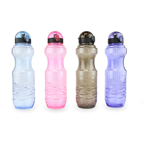 Bullet Water Bottle with Straw - 0.6 Liter (20 oz) Graphite Grey