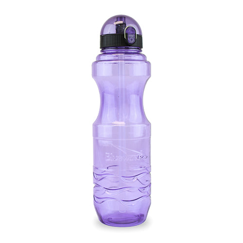 Bullet Water Bottle with Straw -1 Liter (34oz) Iris Purple