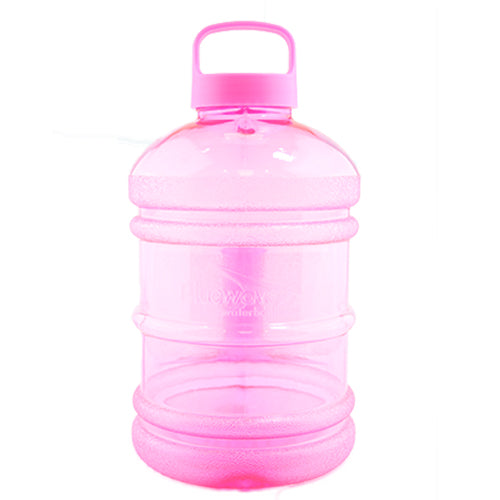 64 oz Water Bottle with Straw Pink