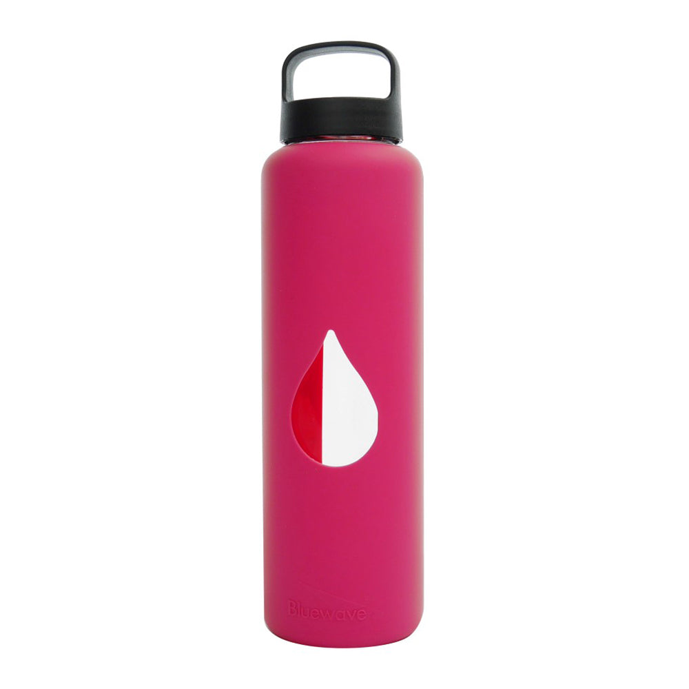 Glass Water Bottle - 750ml / 25oz - Pink