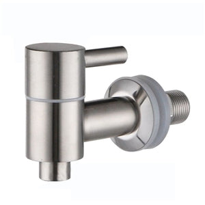 Replacement Dispenser Spigot Faucet Valve - Matte Steel