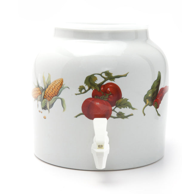 Bluewave Garden Veggies Design Beverage Dispenser Crock