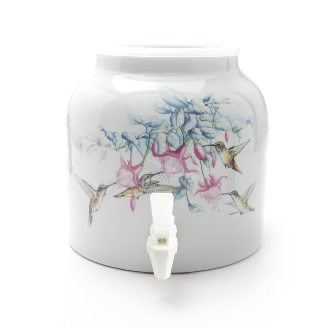 Bluewave Happy Hummingbirds Design Beverage Dispenser Crock