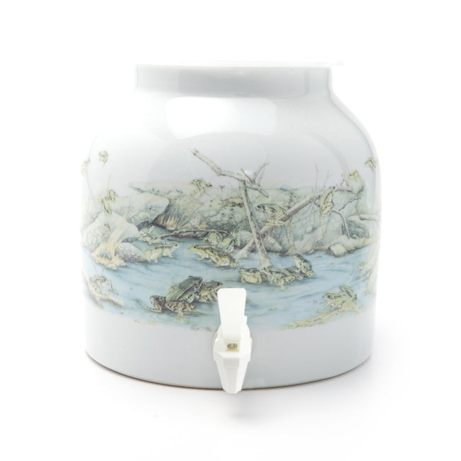 Bluewave The Pond Life Design Beverage Dispenser Crock