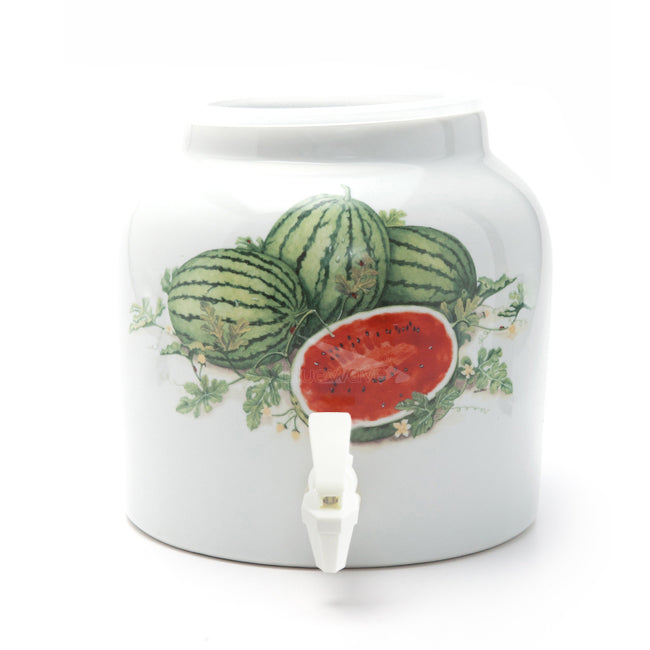 Bluewave Watermelons Design Beverage Dispenser Crock